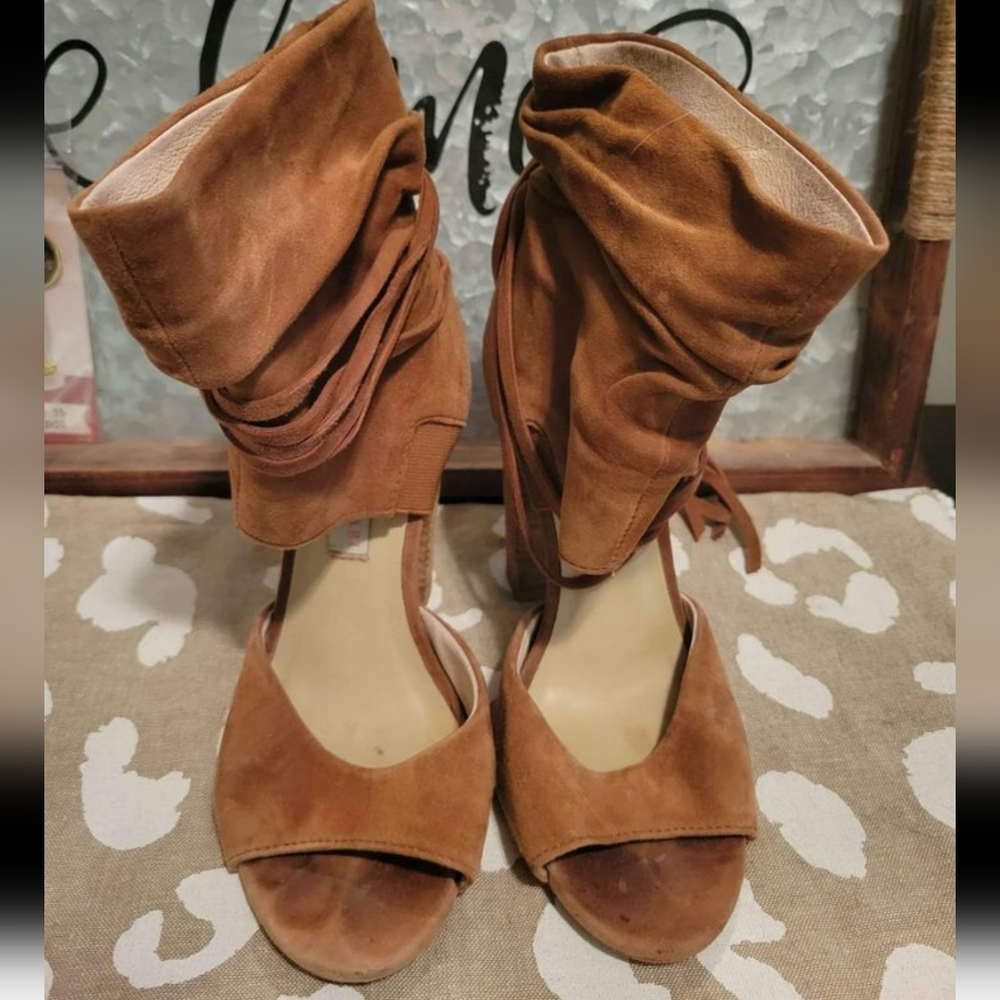 👢 CHINESE LAUNDRY KRISTIN CAVALLARI PEEP TOE SANDALS BOOTIES